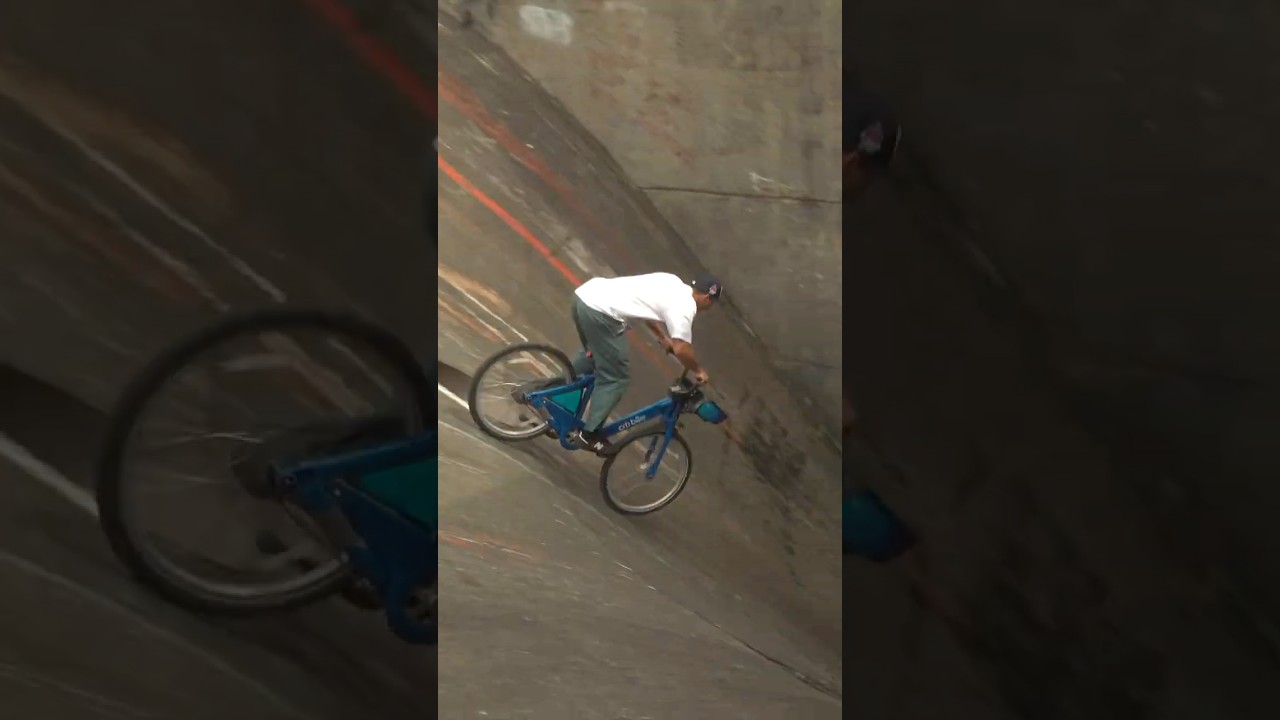 Insane Drain Drop In With CitiBike! 