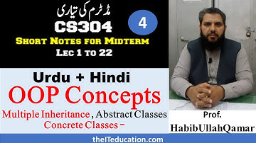 CS304 Short lectures | Multiple Inheritance | Abstract Classes vs Contract Classes