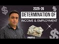 4.2 Determination of Income & Employment/Aggregate Supply/Consumption/Investment/Class-XII/25-26