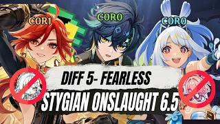 No Zibai No Linnea  Natlan Party Vs Stygian Onslaught Diff 5  Fearless 65  Genshin Impact
