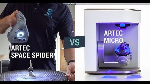 In the Lab: Artec Space Spider vs. Artec Micro 3D Scanner