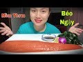 🇯🇵Ăn Nguyên Tảng Cá Hồi Sống Chấm Sốt Tương Wasabi Ngon Hết Bài #197