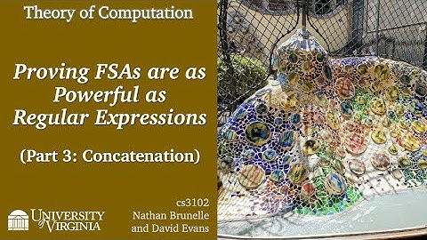 Proving FSAs are as Powerful as Regular Expressions (Part 3: Concatenation)