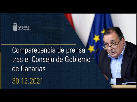 DIRECTO | Rueda de prensa posterior al Consejo de Gobierno de #Canarias extraordinario