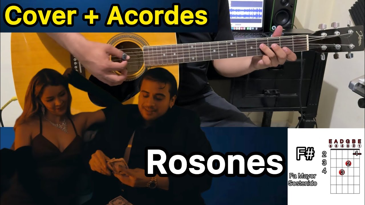 ROSONES | Fuerza Regida x Jorsshh | Cover Acordes GUITARRA | Tabs ...