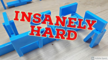 Hardest Trick Ever?? | Cool Domino Trick Tutorial