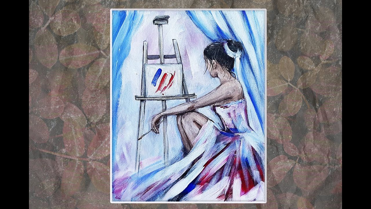 How to paint ABSTRACT Woman / Painting Tutorial /Step by Step