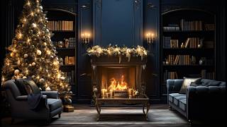 Leather Books & Candlelight | Christmas in July Jazz Library Ambience for Holiday Entertaining screenshot 1