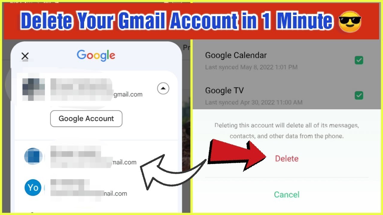 How to Delete Gmail Account Permanently  Gmail Id delete kaise kare