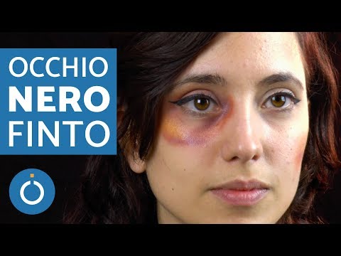 Trucco livido finto TUTORIAL – Make up occhio nero