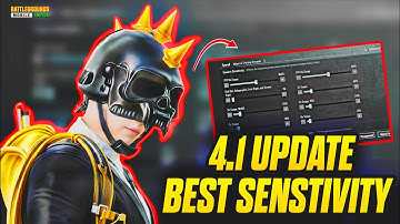 BGMI 4.1 Update Best Sensitivity 🔥 Zero Recoil for All Devices (Gyro & Non-Gyro)