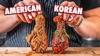 Korean Fried Chicken Vs. American Fried Chicken