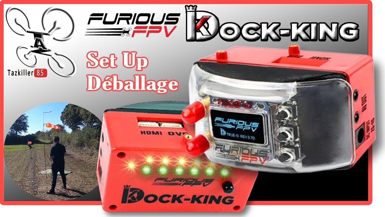 DOCK-KING FURIOUS FPV - Review Unboxing and Set Up - Competition