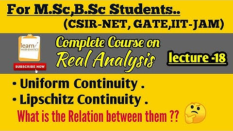 Real Analysis Complete Course🔥|| Lecture-18||
