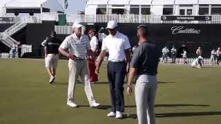 STEVE STRICKER  TIP TO  TIGER WOOD  - PUTTER  MIAMI  2013