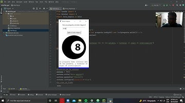 Bola mágica 8, interfaz python