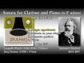 Brahms: Clarinet Sonata No. 1, Wlach & Demus (1953) ブラームス クラリネットソナタ第1番 ウラッハ＆デムス