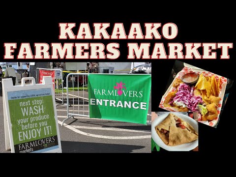Kakaako Farmers Market, 夏威夷有名的農夫市場，後面有驚喜哦!