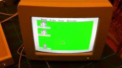 Atari Mega 2ST & SC1224 Monitor