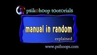 Psikohoop short tutorial 92 manual in random _explained