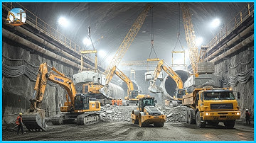 Máy Xúc, Cần Cẩu, Xe Lu, Xe Tải - Xây dựng Đường Hầm Dưới Lòng Đất | Makers of Tomorrow