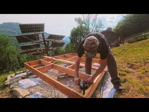 Building an Off Grid Bathroom | Cabin Life in the Alps | EP 130