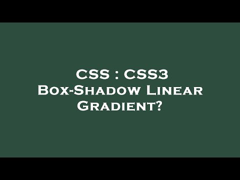 CSS : CSS3