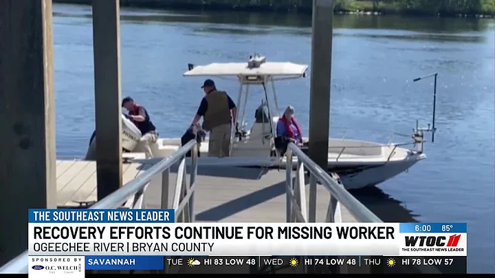 Recovery efforts continue for man who fell in Ogeechee River from I-95 bridge, cadaver dogs broug...