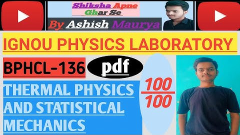 BPHCL 136 physics laboratory IGNOU. #shikshaapnegharse #physics #physicslaboratory.  