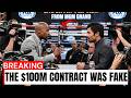 Manny Pacquiao CALLS OUT Floyd Mayweather’s “Fake” Contract On Live TV!