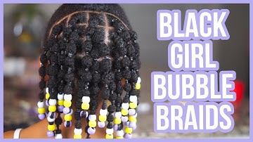 Black Girl Bubble Braids | Kid
