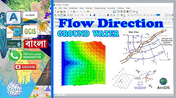 How to Determine Ground Water Flow Direction in ArcGIS || How to show flow direction arrow in ArcGIS