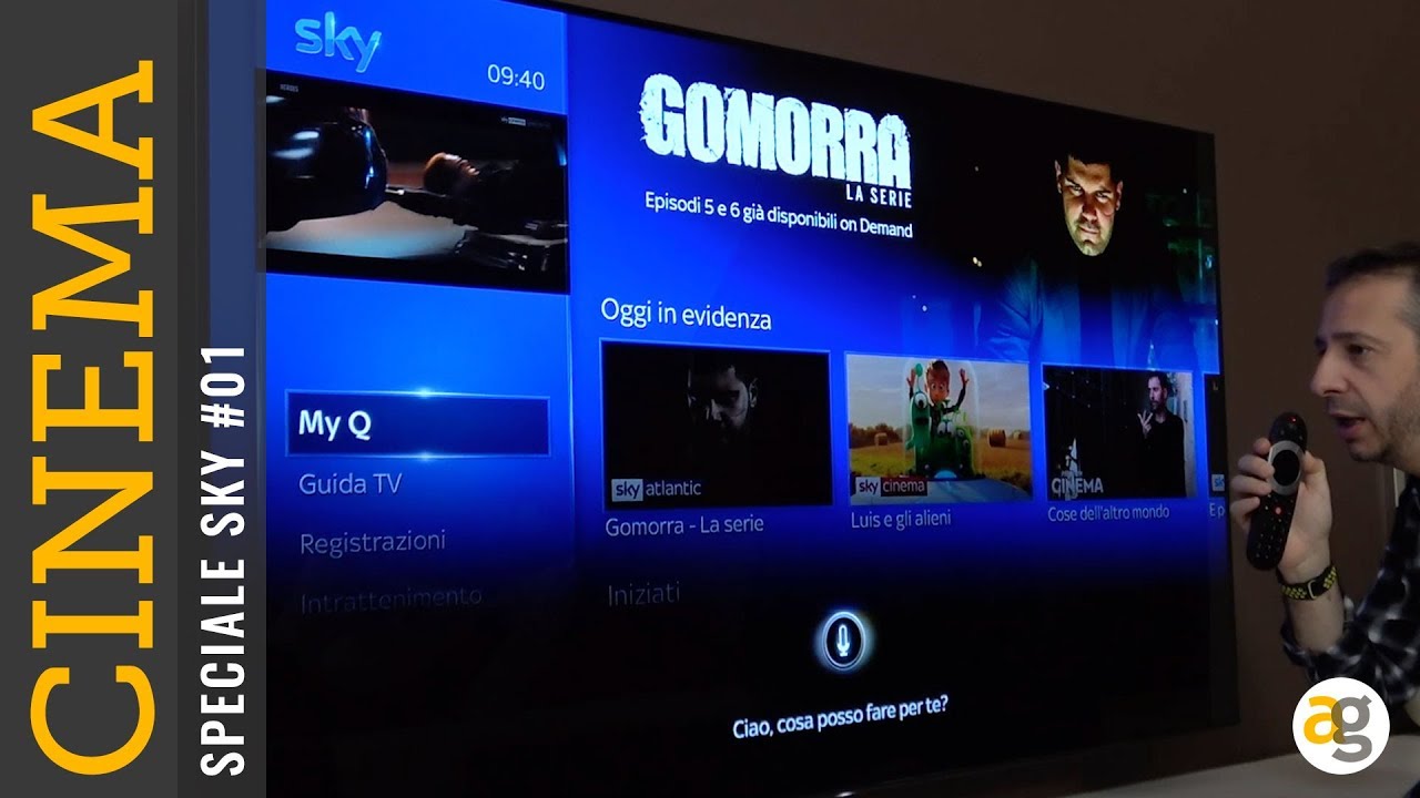 Il CINEMA di SKY su SKY Q 