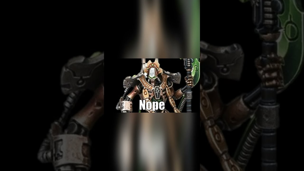 Warhammer 40k Meme Dub The Necron Overlord Shows Off His Takyon Arrow