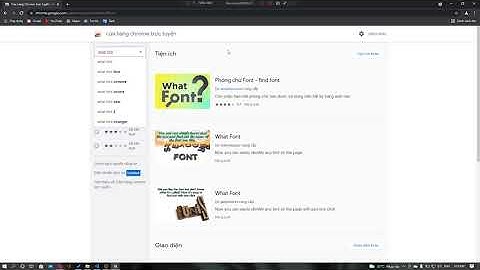 [NHT] Tìm nhanh font chữ trên Chrome | Extension Chrome #2