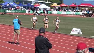 800m U20yrs women Final, Oceania Championships, Mackay 11/06/2022