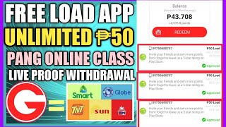 GRAB LOAD APP! LIVE PROOF OF WITHDRAWAL | EARN UNLI ₱50 LOAD ALL NETWORK PHILIPPINES