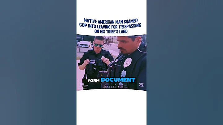 Native American Man Shamed Cop Into Leaving for Trespassing on His Tribes Land