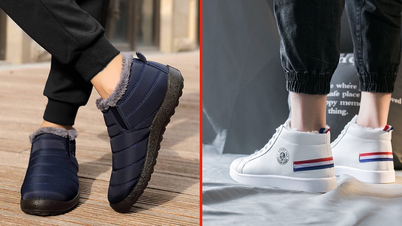 10 лучших зимних мужских ботинок с АлиЭкспресс - YouTube