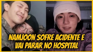 NAMJOON SOFRE ACIDENTE E VAI PARAR NO HOSPITAL APÓS GRAVAÇÕES! ELE ESTÁ BEM!!!!