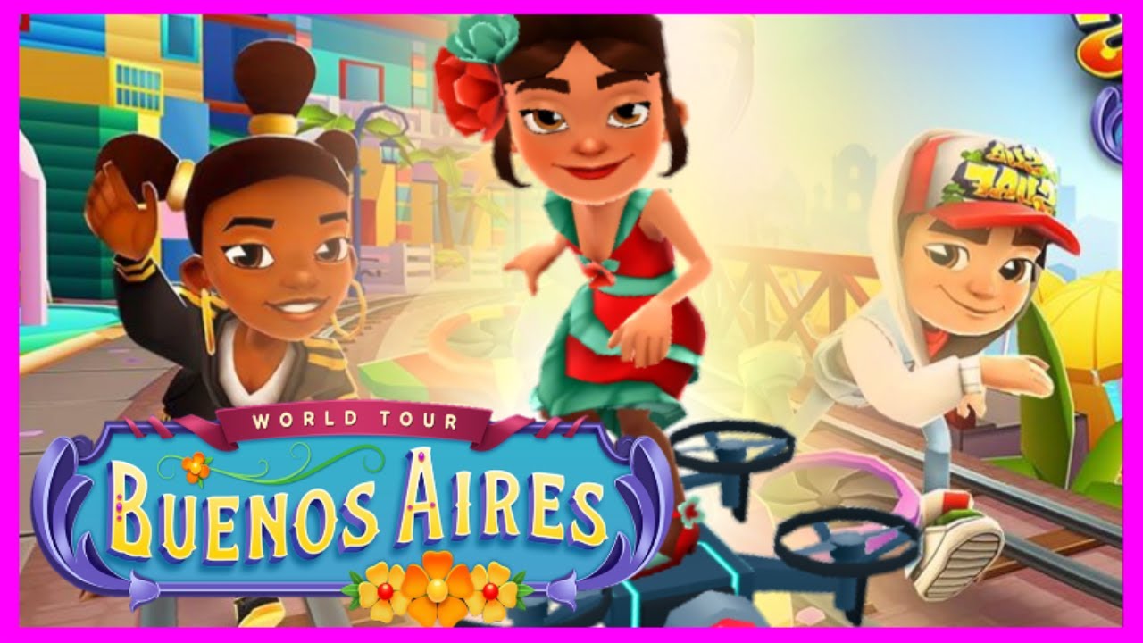 Subway Surfers:Buenos Aires - Jogue DESBLOQUEADO Subway Surfers:Buenos  Aires no DooDooLove