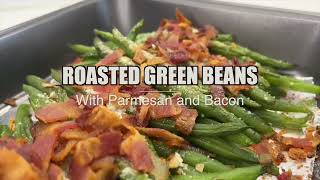 Parmesan Roasted Green Beans (20 minute side dish recipe) Parmesan Roasted Green Beans
