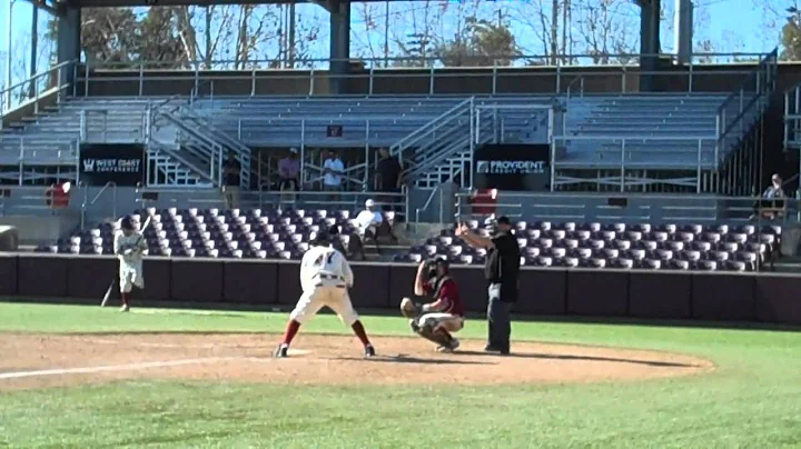 Travis Whitt, Santa Clara U Plate 1 24 15