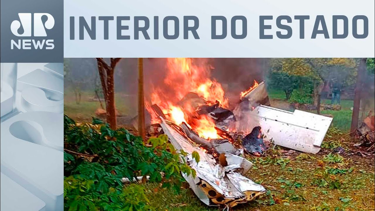 Avião de pequeno porte cai e deixa cinco mortos em São Paulo