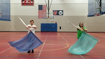 WAHS color guard Pat Med