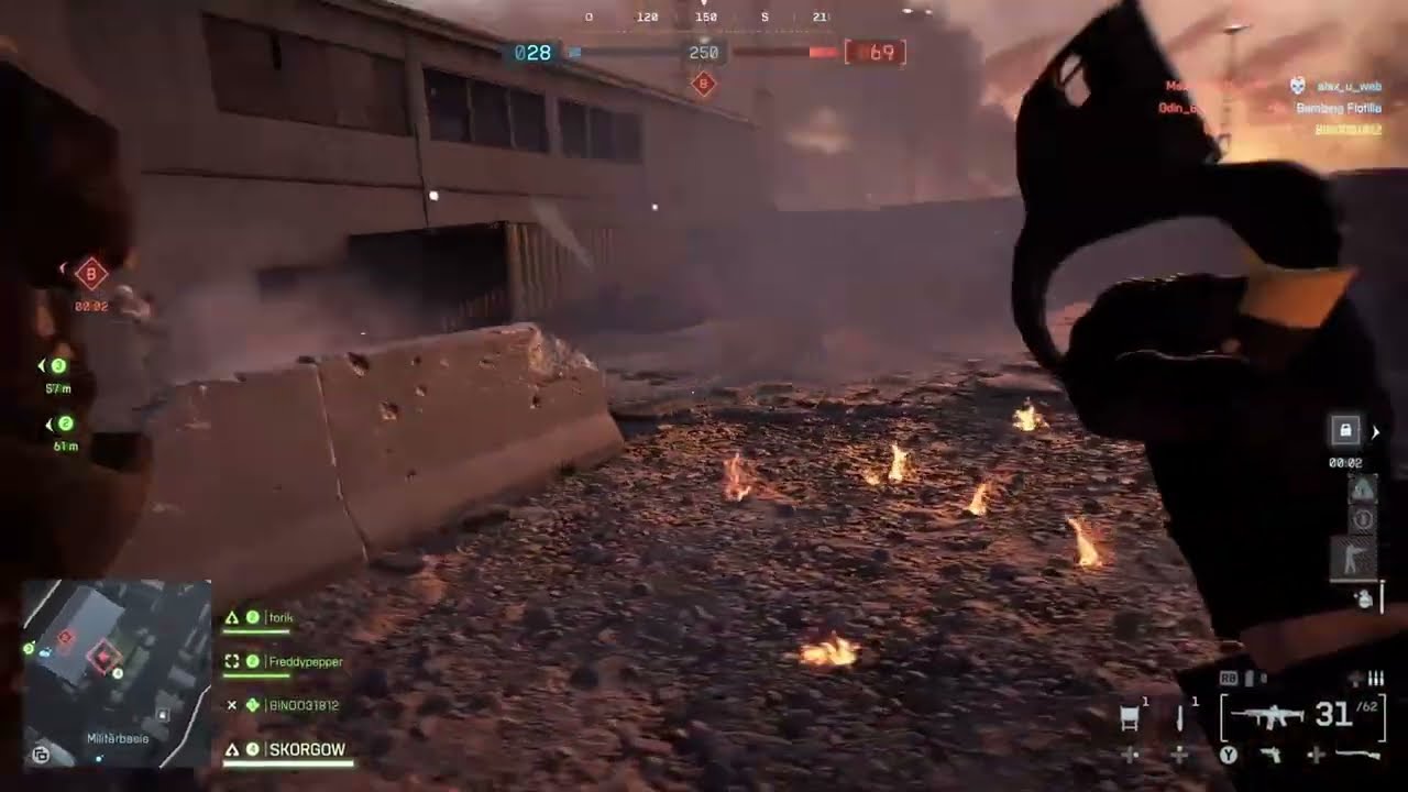 Battlefield 6 - Parachute in use / Oil Fields / Multiplayer (xbox series x gameplay)