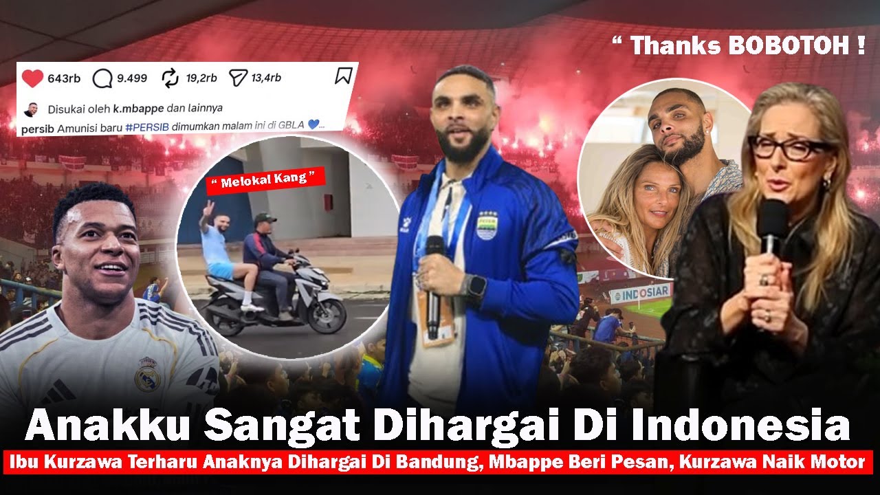 🟥ANAKKU SANGAT DIHARGAI DI INDONESIA ! Ibu Kurzawa Terharu Anaknya Dihargai Di Persib Bandung