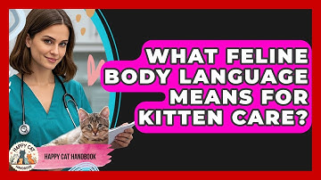 What Feline Body Language Means For Kitten Care? - Happy Cat Handbook
