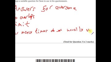 Pearson Edexcel GCSE Maths - 1H (non calculator) - June 2015- Q3