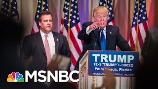 Chris Christie's Best Expressions During Trump's Victory Speech | MSNBC